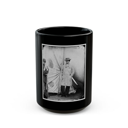Washington Navy Yard, D.C. Lewis Payne, The Conspirator Who Attacked Secretary Seward, Standing In Overcoat And Hat (U.S. Civil War) Black Coffee Mug