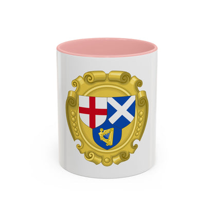 Coat of Arms of the Commonwealth of England, Scotland and Ireland - Accent Coffee Mug