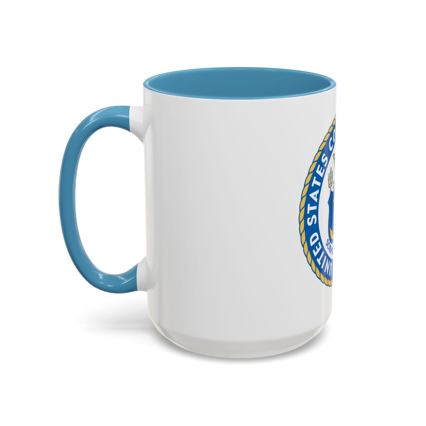 USCG Academy (U.S. Coast Guard) Accent Coffee Mug