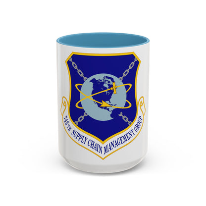 748 Supply Chain Management Group AFMC (U.S. Air Force) Accent Coffee Mug