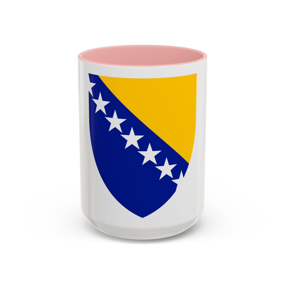 Coat of arms of Bosnia and Herzegovina - Accent Coffee Mug