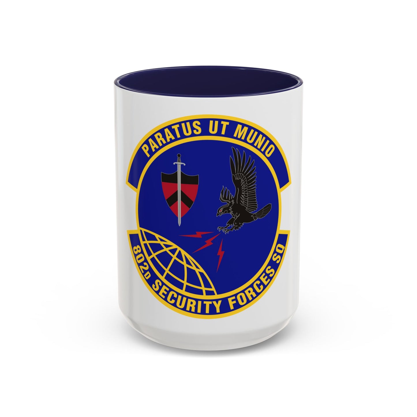 802d Security Forces Squadron (U.S. Air Force) Accent Coffee Mug