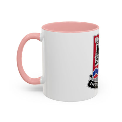 898 Engineer Battalion (U.S. Army) Accent Coffee Mug