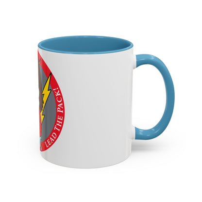 Red Wolfhound Patch (U.S. Air Force) Accent Coffee Mug