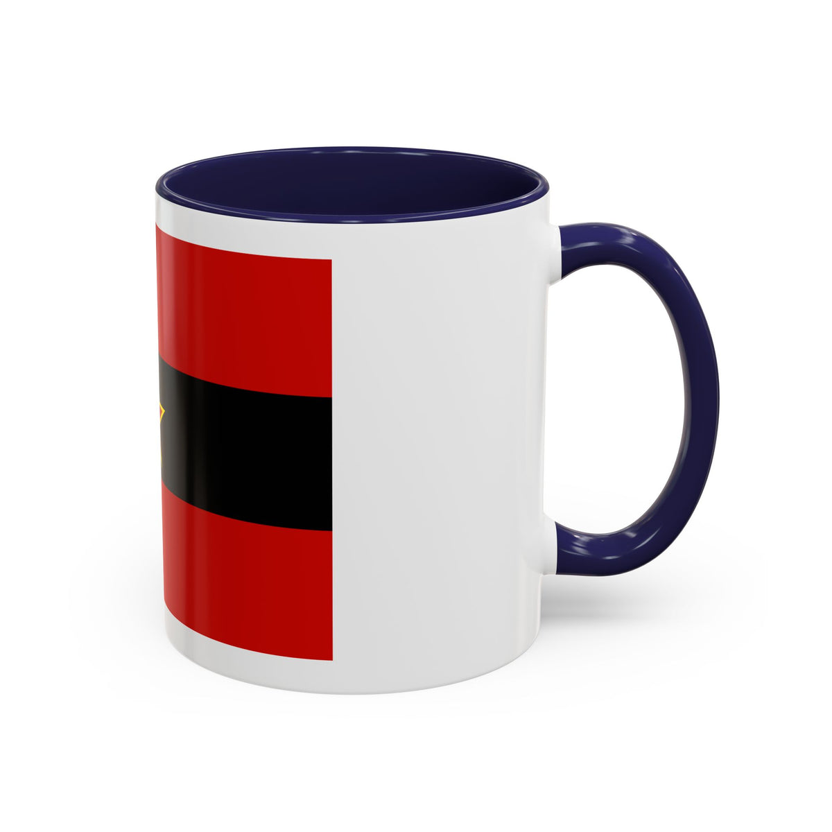 Civil Ensign of Albania 1945 to 1992 - Accent Coffee Mug