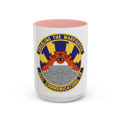 422d Communications Squadron (U.S. Air Force) Accent Coffee Mug