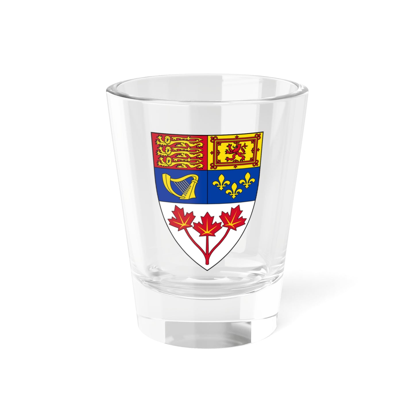 Arms of Canada (shield) - Shot Glass 1.5oz