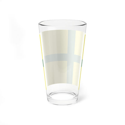 Flag of Gotland (Sweden) Pint Glass 16oz