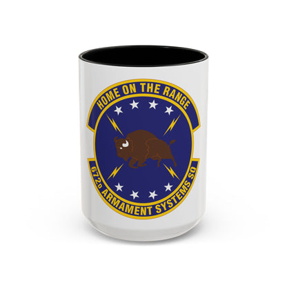 672d Armament Systems Squadron (U.S. Air Force) Accent Coffee Mug