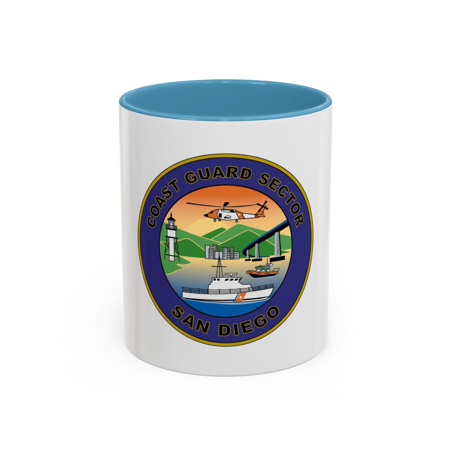 USCG Sector San Diego NEW 07 (U.S. Coast Guard) Accent Coffee Mug