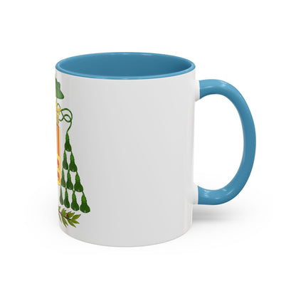 Historical Coat of Arms of Ecclesiastic Co-Prince of Andorra - Accent Coffee Mug