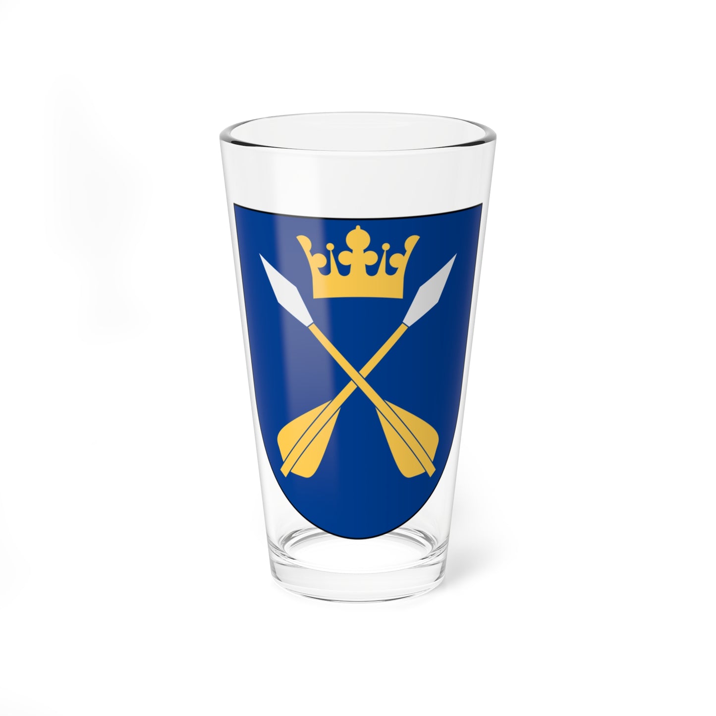 Dalarna vapen (Sweden) (Coat of Arms) Pint Glass 16oz