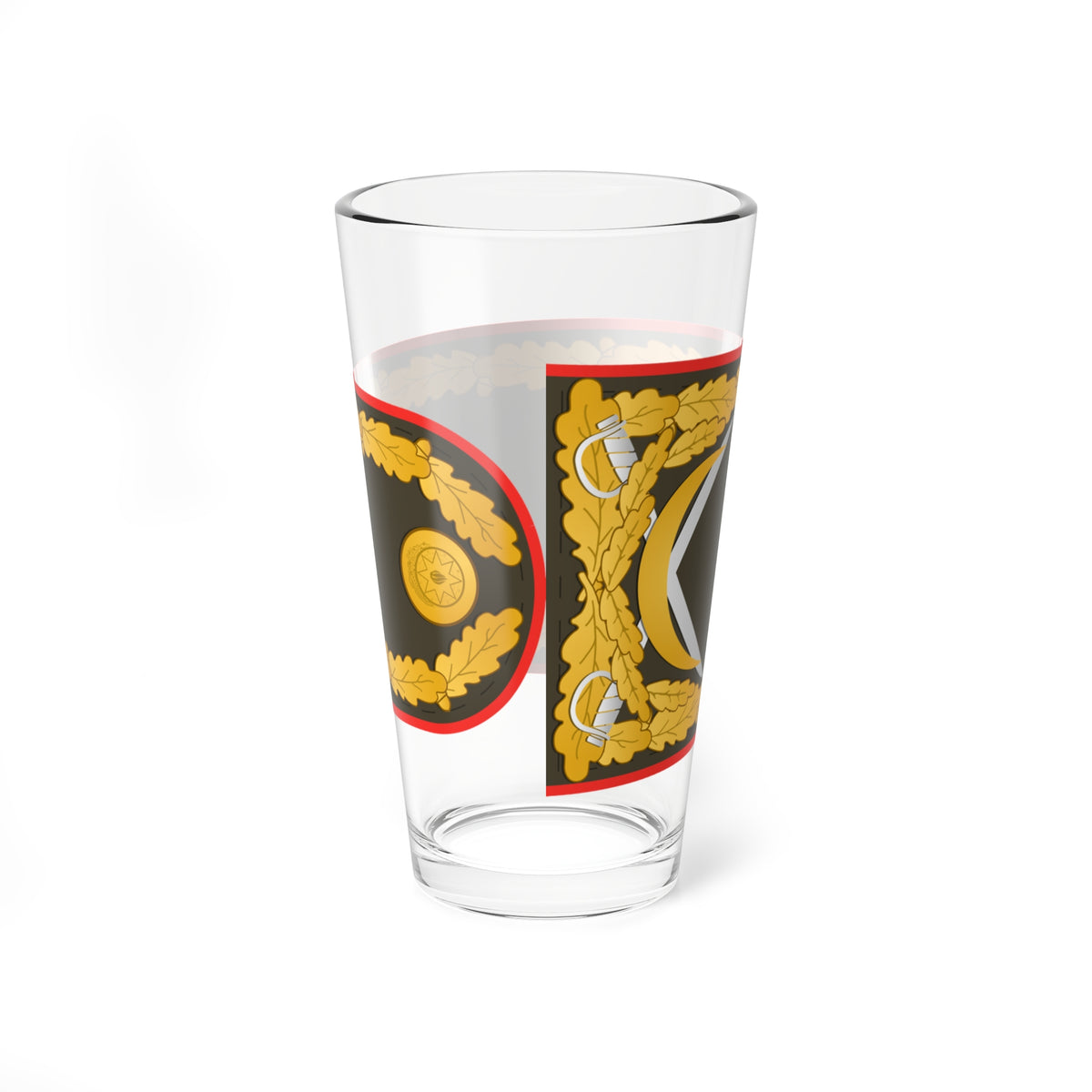 General mayor hərbi rəhbər (Azerbaijan) (Military Rank) Pint Glass 16oz