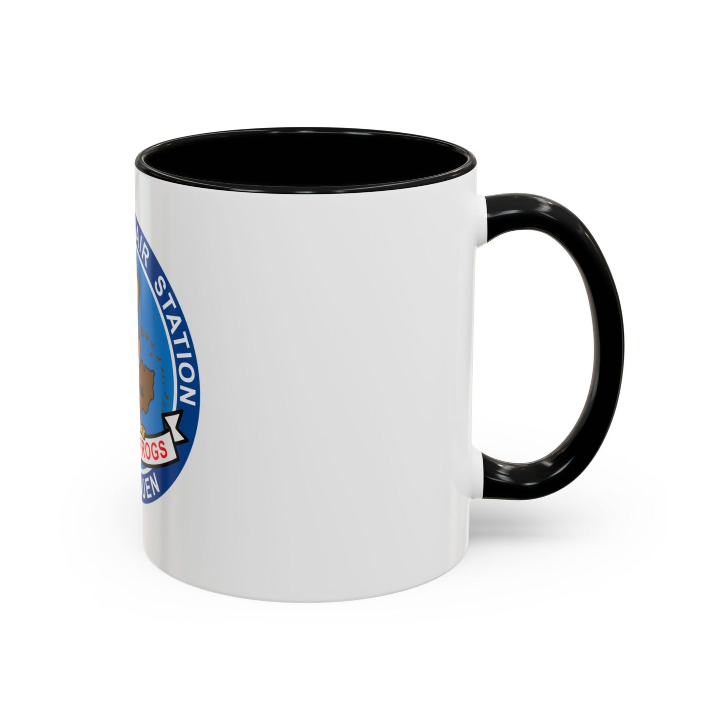USCG Air Station Borinquen   Les SAR Frog (U.S. Coast Guard) Accent Coffee Mug