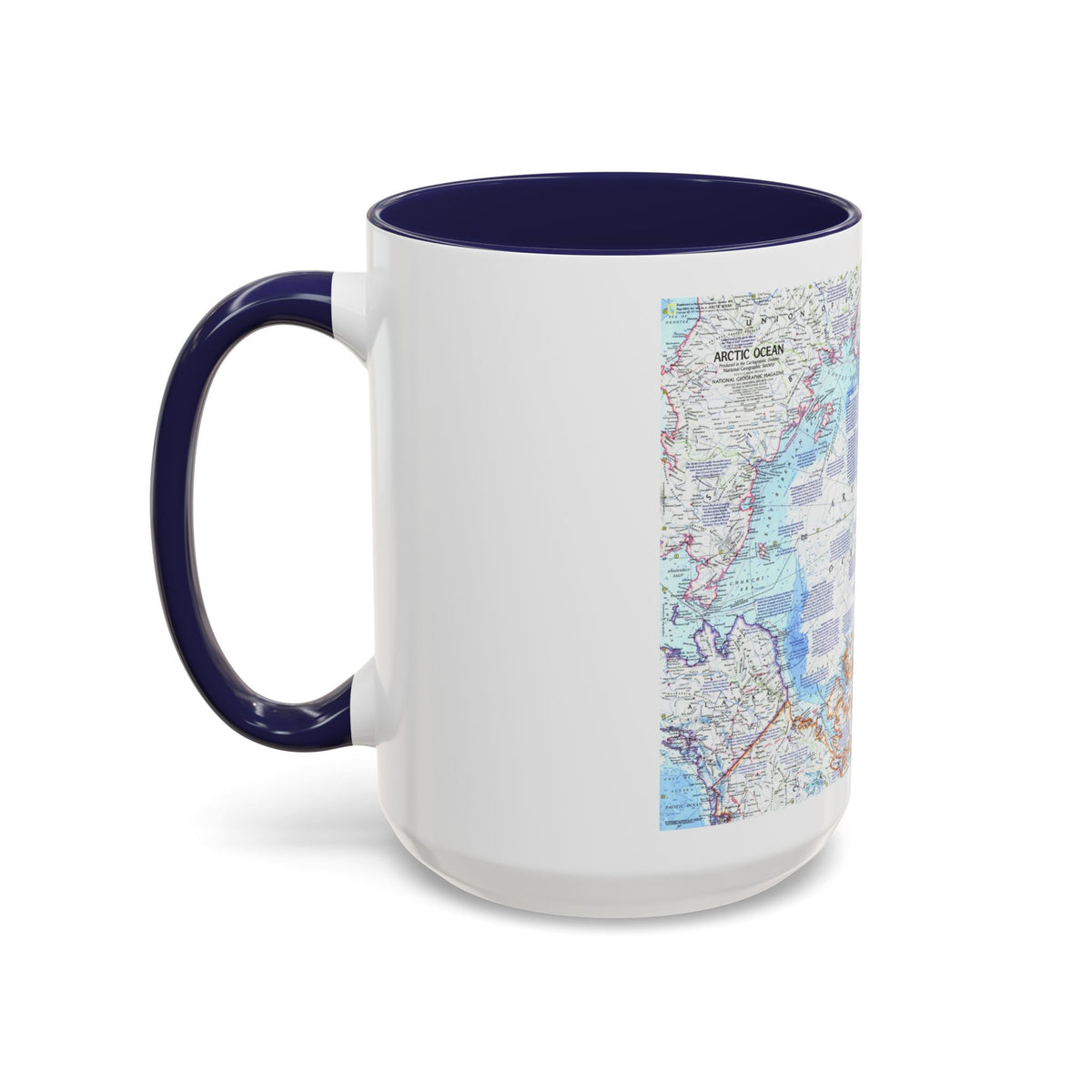 Arctic Ocean (1971) (Map) Accent Coffee Mug