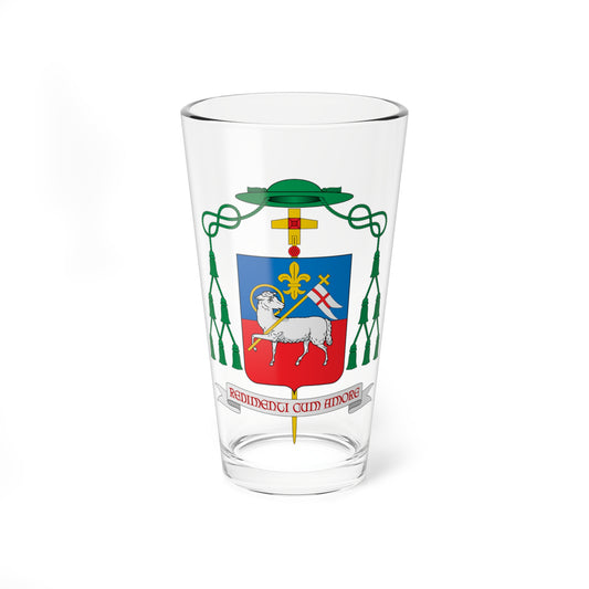 Escudo de Dominique Marie Jean Denis You (Spain) (Coat of Arms) Pint Glass 16oz