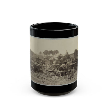 Abandoned Camp Of 9th Army Corps Near Falmouth, Va., February, 1863 (U.S. Civil War) Black Coffee Mug