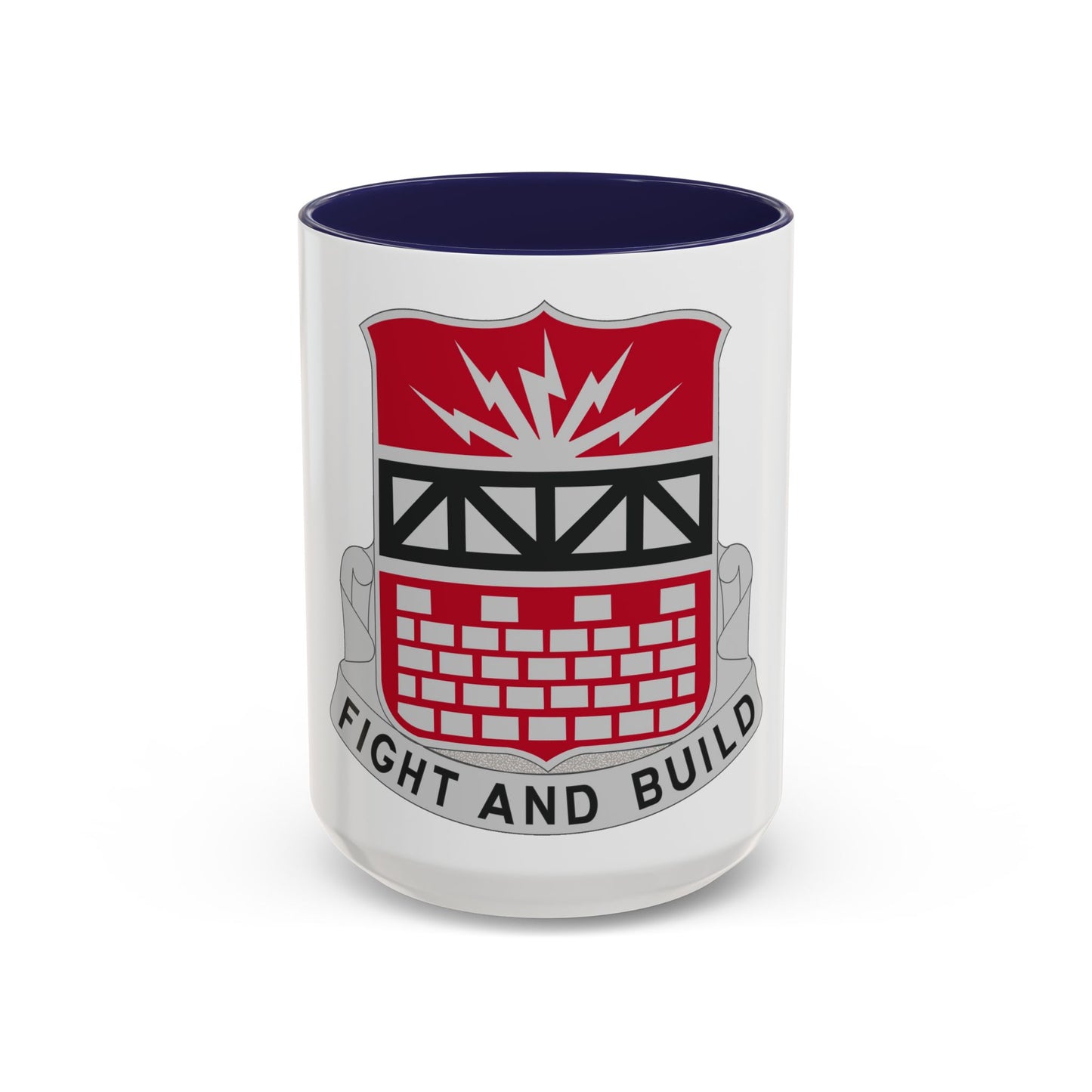 216 Engineer Battalion (U.S. Army) Accent Coffee Mug