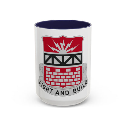 216 Engineer Battalion (U.S. Army) Accent Coffee Mug