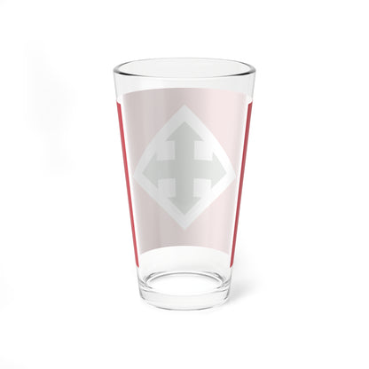 Flag of the Arrow Cross Party 1942 to 1945 (Hungary) Pint Glass 16oz