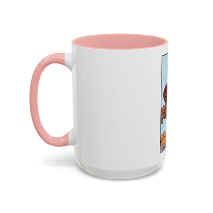 The Knight of Wands (Tarot Card) Accent Coffee Mug