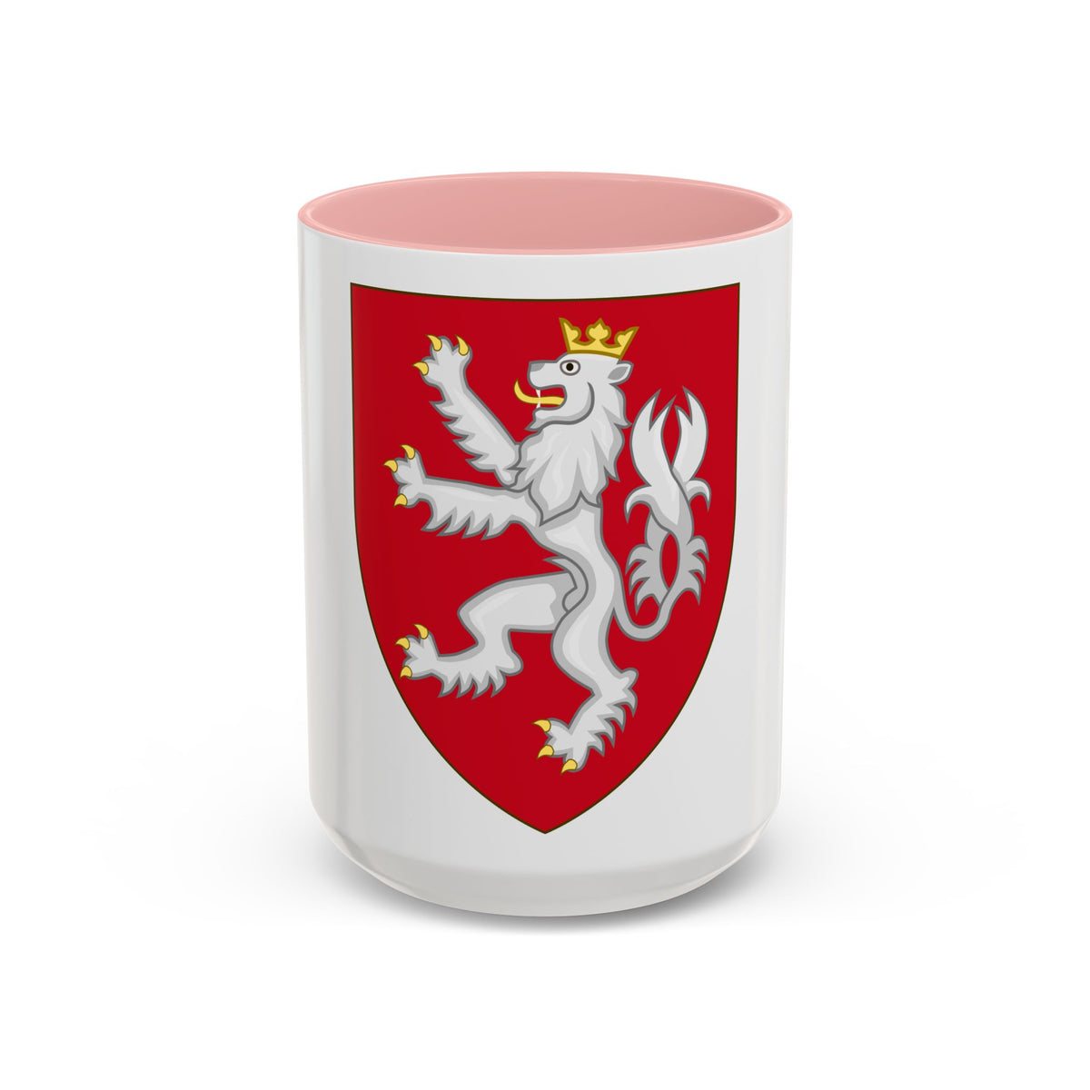Coat of arms of the House of Luxembourg-Bohemia - Accent Coffee Mug