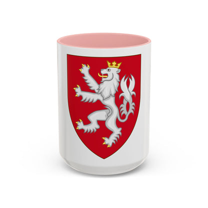 Coat of arms of the House of Luxembourg-Bohemia - Accent Coffee Mug