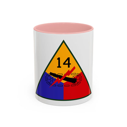 14th Armored Division (U.S. Army) Accent Coffee Mug