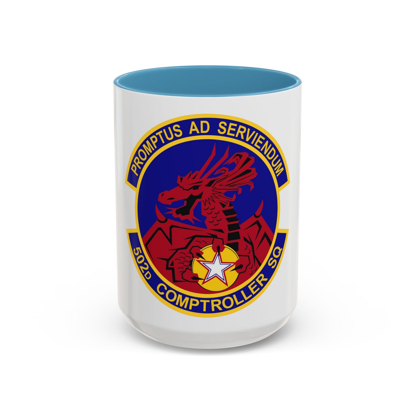502d Comptroller Squadron (U.S. Air Force) Accent Coffee Mug