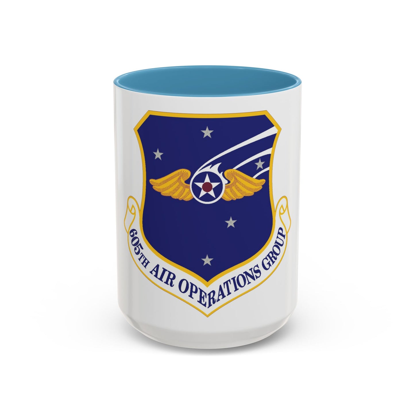 605th Air Operations Group (U.S. Air Force) Accent Coffee Mug