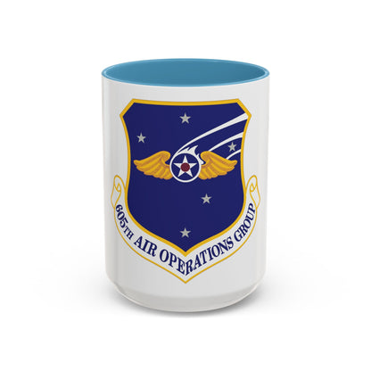 605th Air Operations Group (U.S. Air Force) Accent Coffee Mug