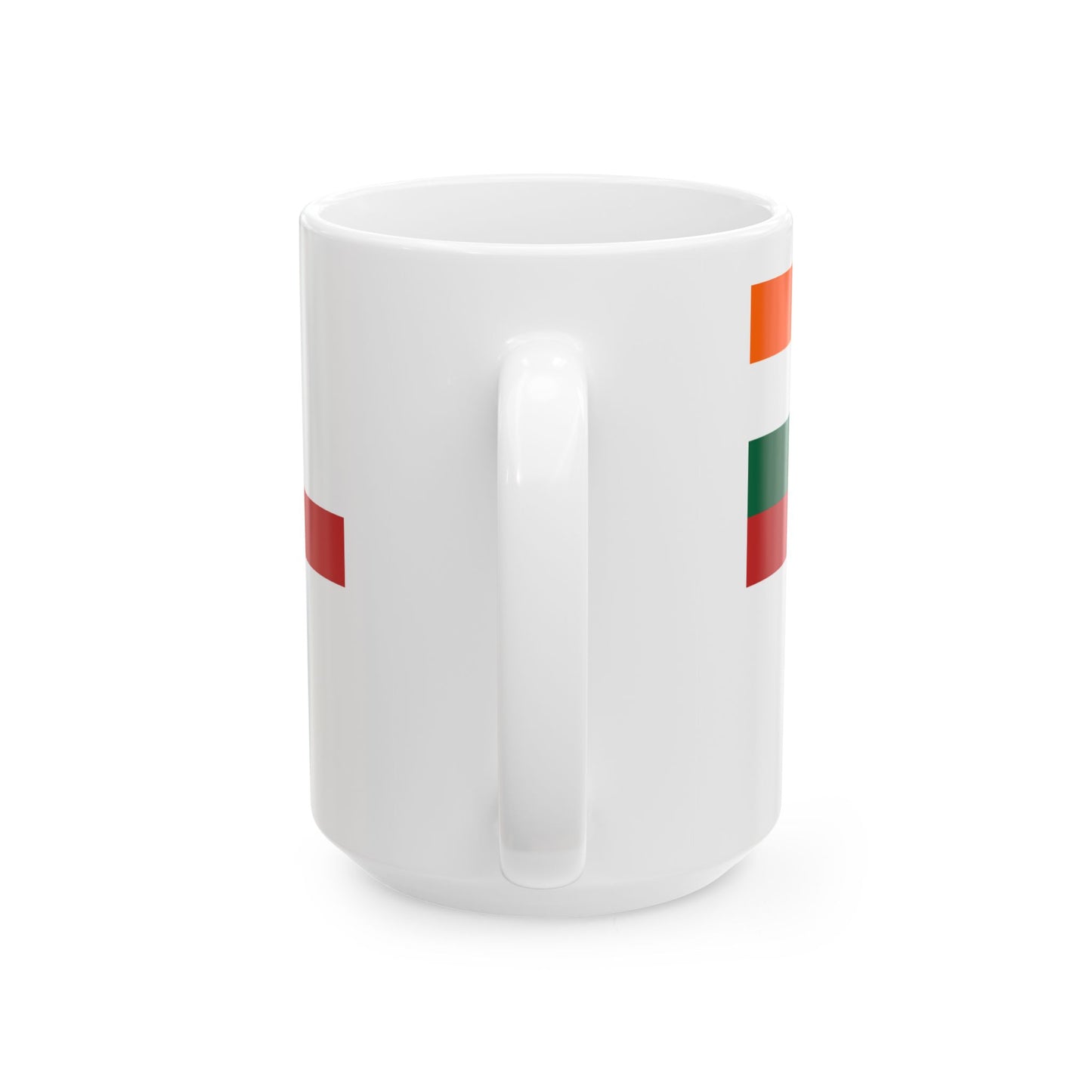 Naval Ensign of India 2004-2014 (India) White Coffee Mug
