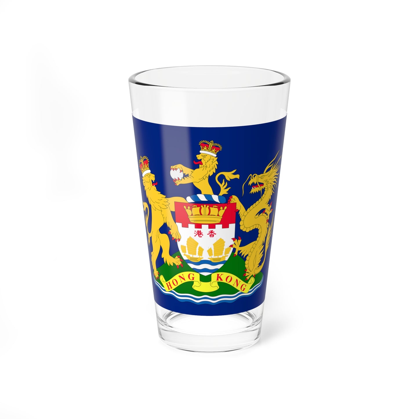Hong Kong Autonomy Movement Flag (China) Pint Glass 16oz