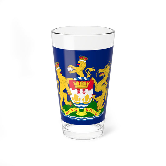Hong Kong Autonomy Movement Flag (China) Pint Glass 16oz