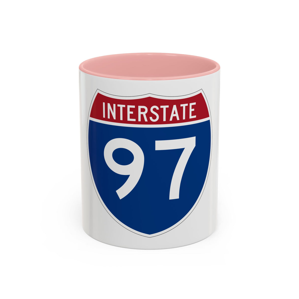 Interstate 97 (U.S. Highways) Accent Coffee Mug