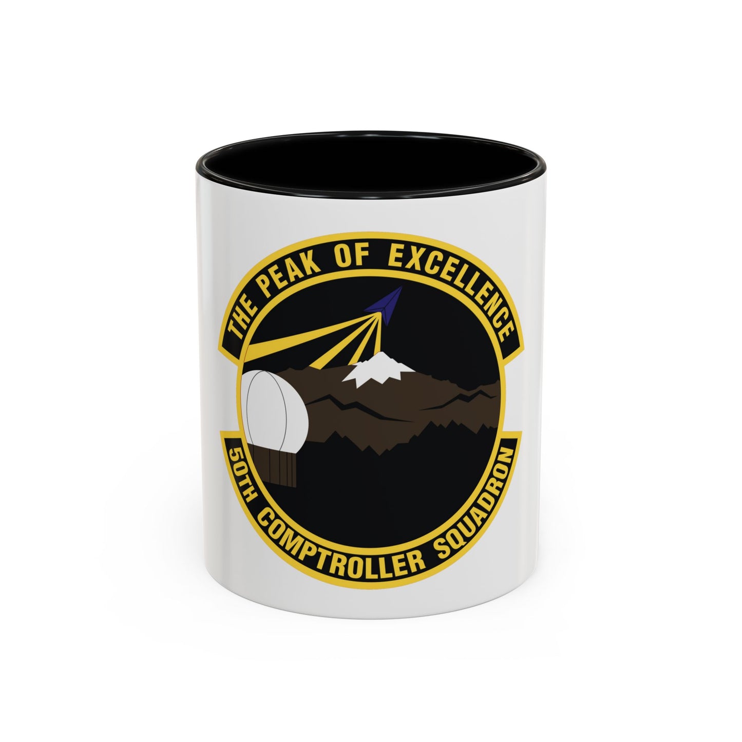 50th Comptroller Squadron (U.S. Air Force) Accent Coffee Mug