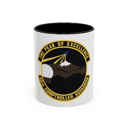 50th Comptroller Squadron (U.S. Air Force) Accent Coffee Mug