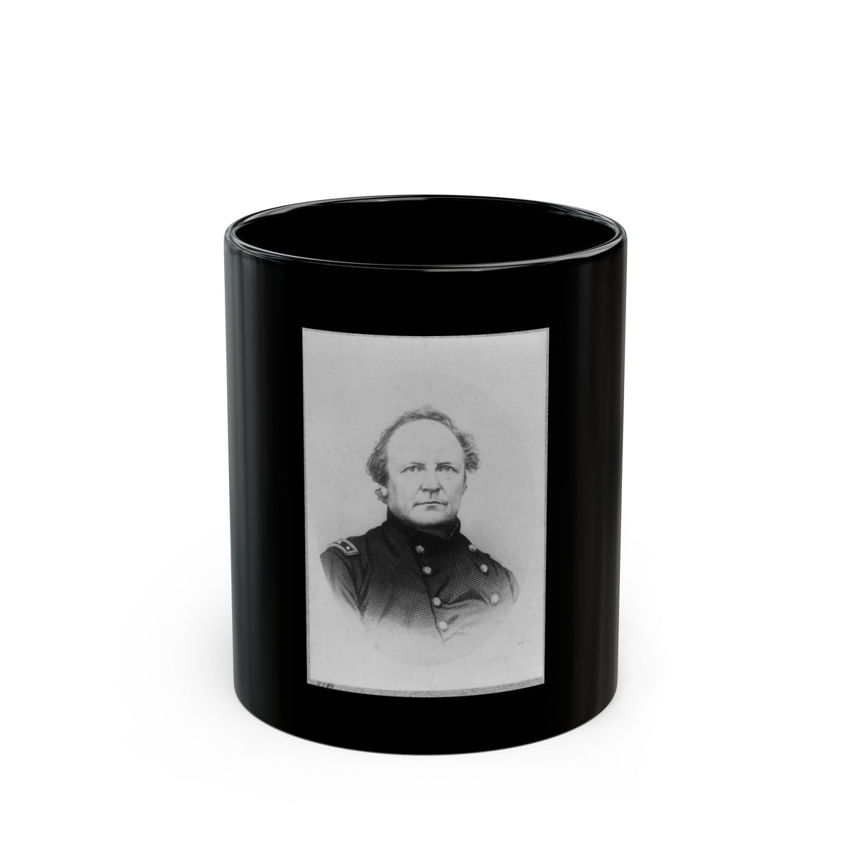 J.R. Slack, Head-And-Shoulders Portrait, Facing Right (U.S. Civil War) Black Coffee Mug