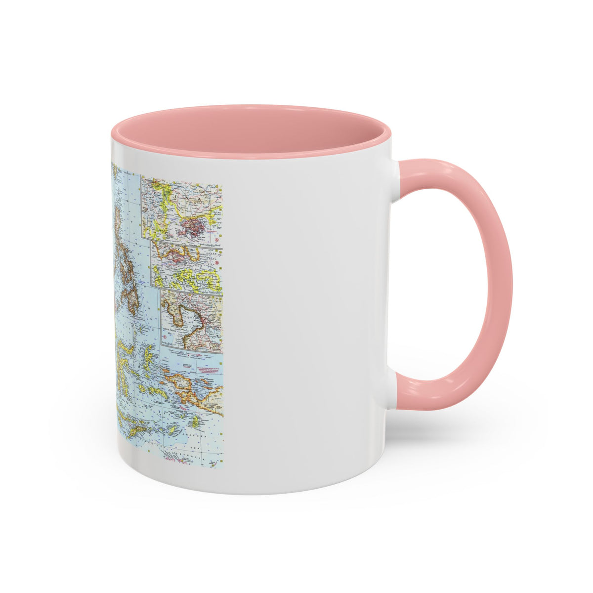 Asia - Southeast (1961) (Map) Accent Coffee Mug