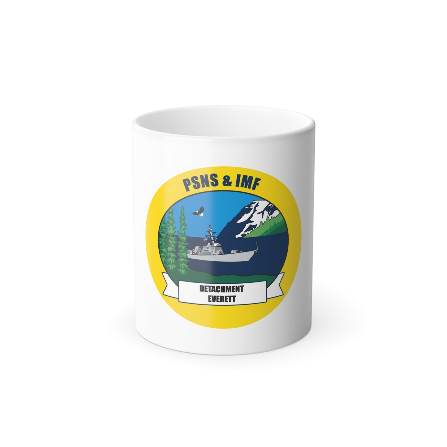 PSNS & IMF Detachment Everett (U.S. Navy) Color Changing Mug 11oz