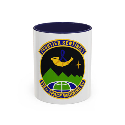 213th Space Warning Squadron (U.S. Air Force) Accent Coffee Mug