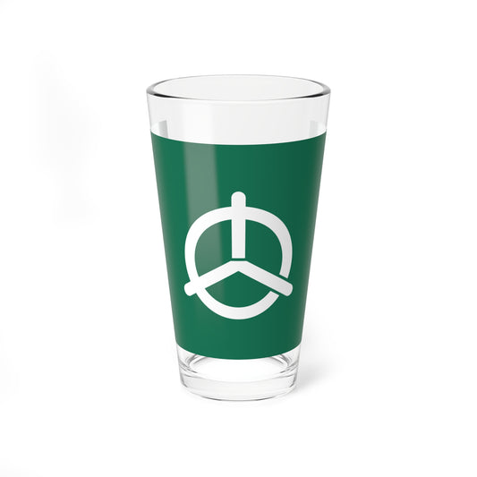 Flag of Tobe Ehime (Japan) Pint Glass 16oz