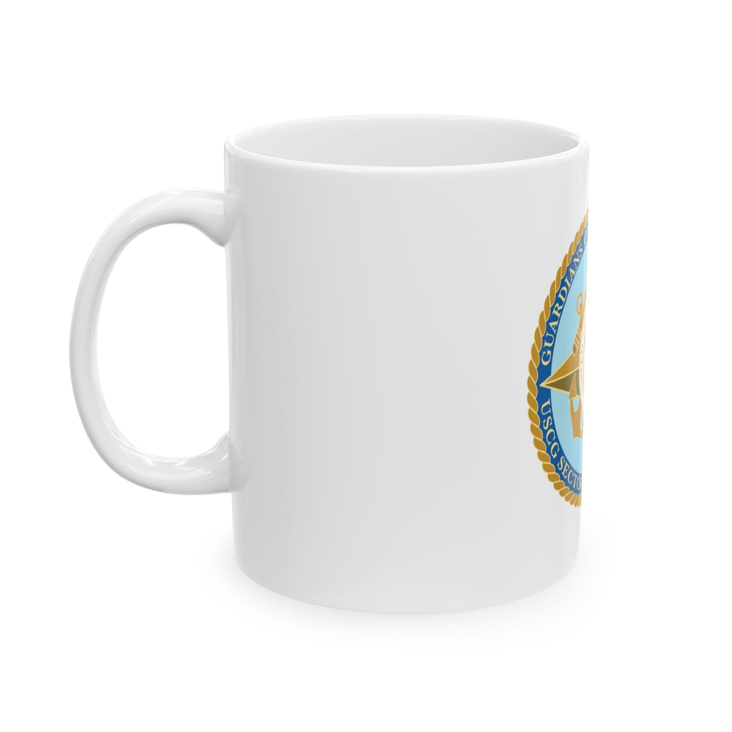 USCG Sector Jacksonville Guardians of the first coast (U.S. Coast Guard) White Coffee Mug