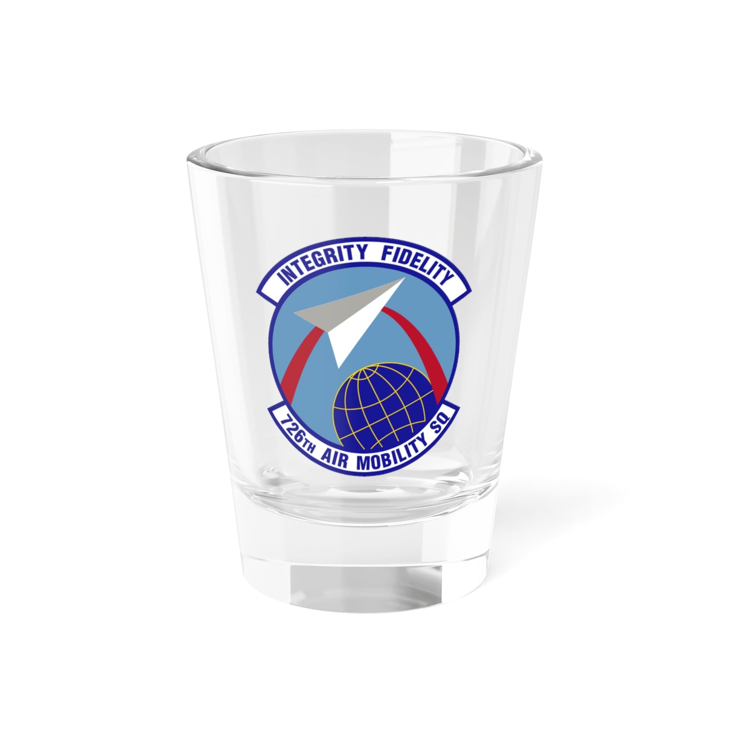 726 Air Mobility Sq AMC (U.S. Air Force) Shot Glass 1.5oz