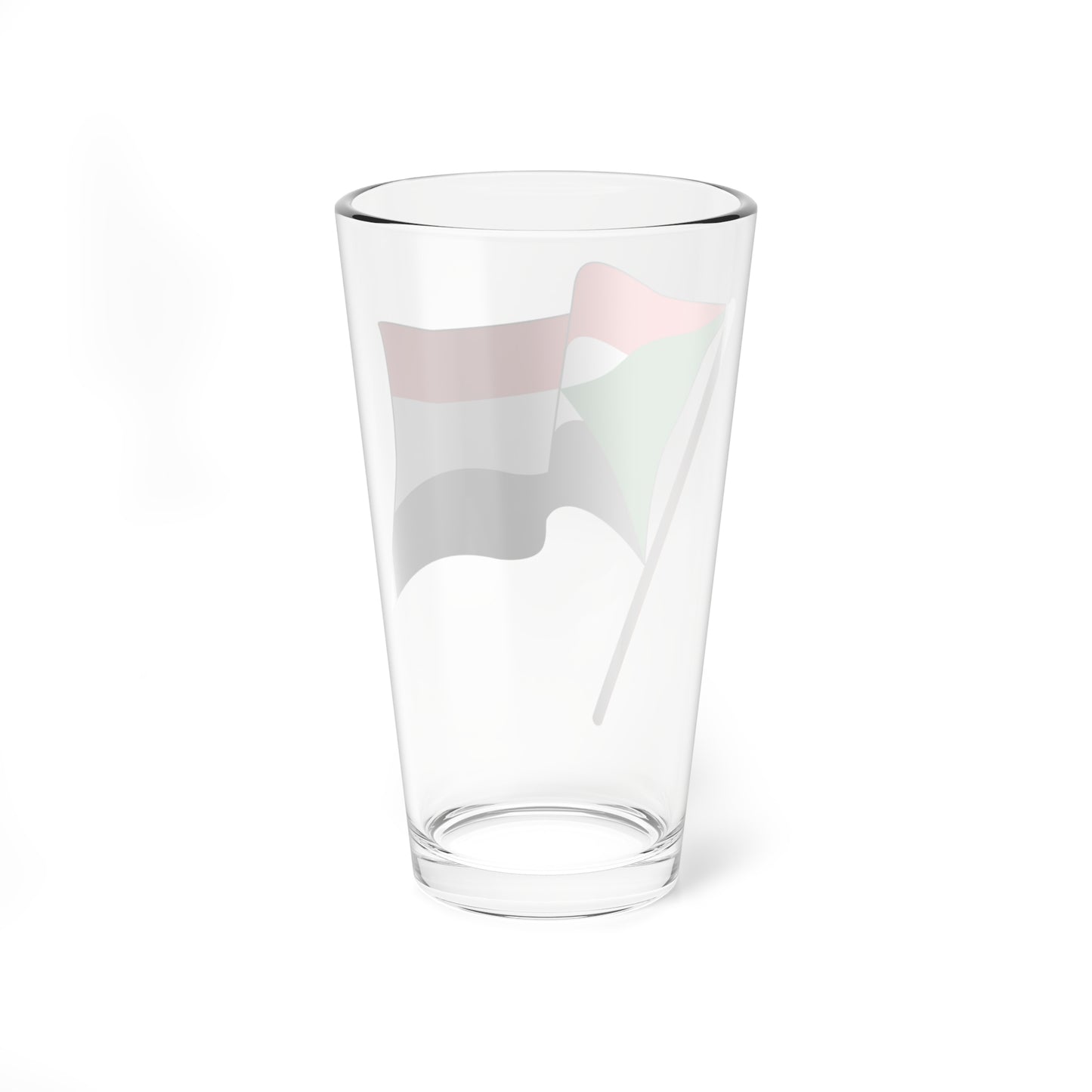 Sudan Waving Flag Icon (Sudan) Pint Glass 16oz