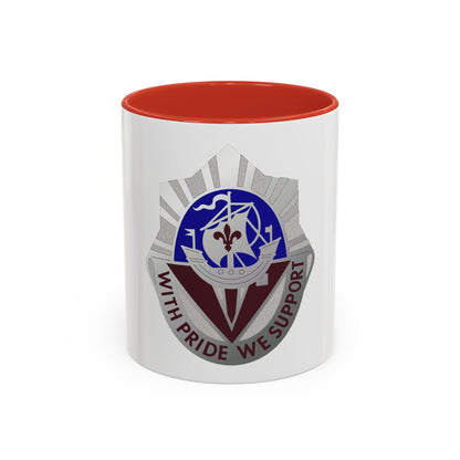 55 Surgical Hospital (U.S. Army) Accent Coffee Mug