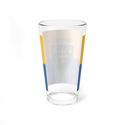 Flag of Gecse (Hungary) Pint Glass 16oz