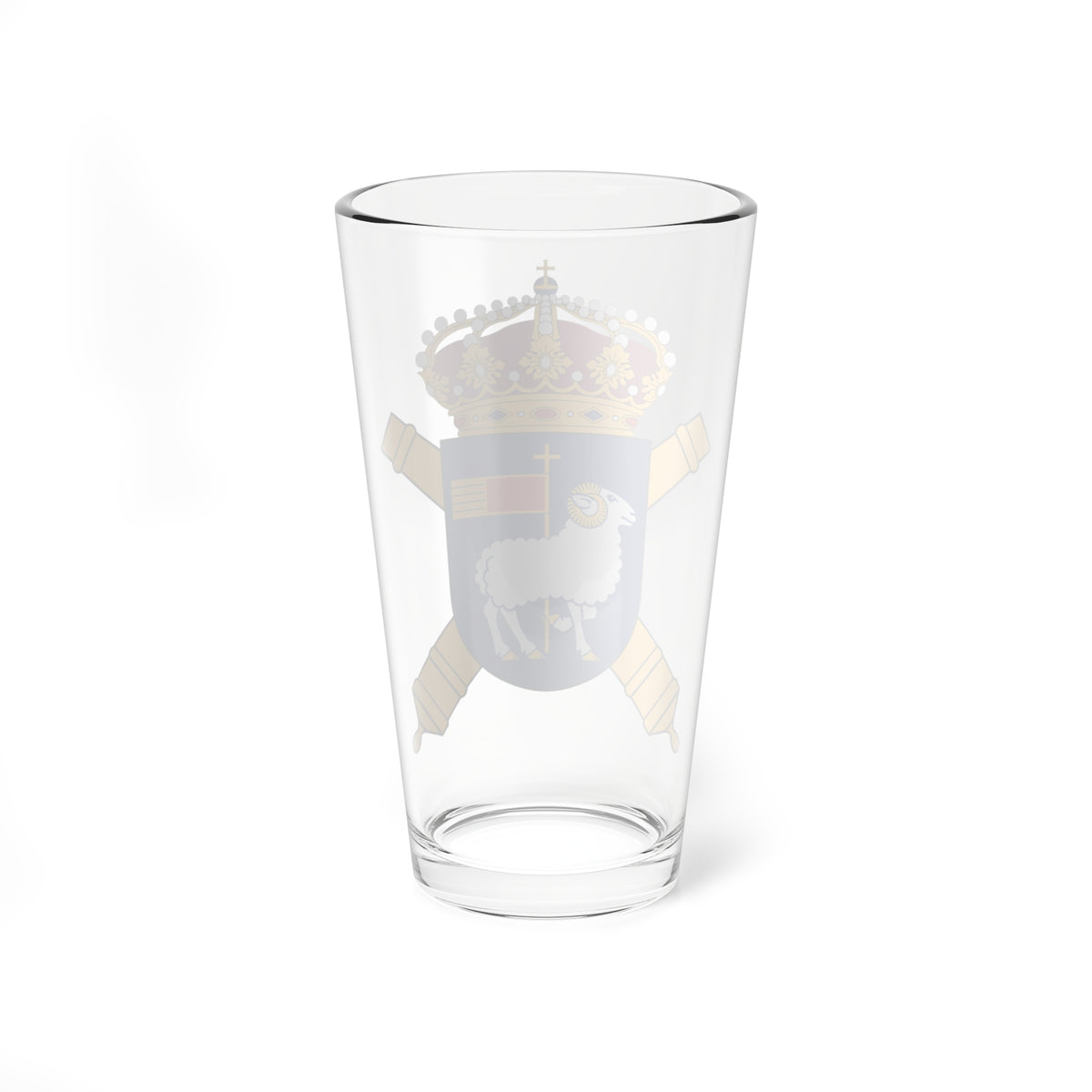 Gotlands artilleriregemente vapen (Sweden) (Coat of Arms) Pint Glass 16oz