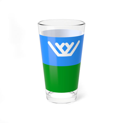 Flag of Yugra (Russia) Pint Glass 16oz