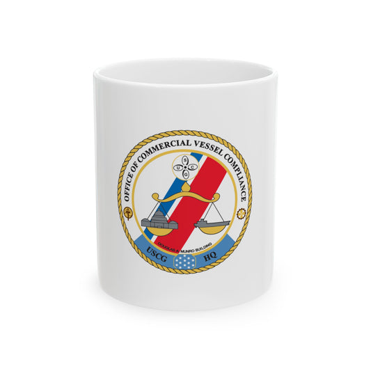 Office of Comm Vessel Cmplnce (U.S. Coast Guard) White Coffee Mug